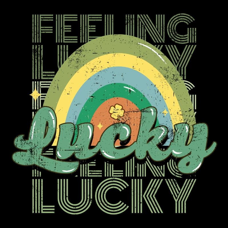 Se sentir chanceux St Patrick Day Retro