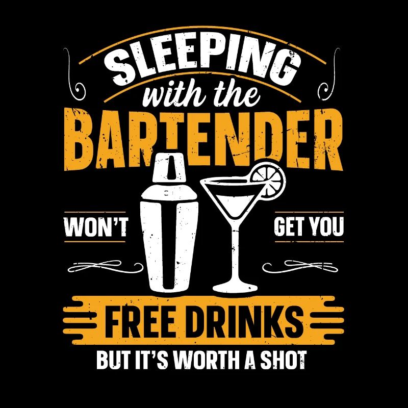 Dormir avec un barman Lustiges Bartender
