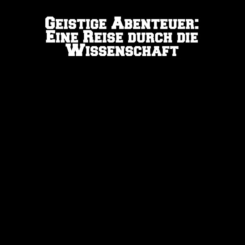 Wissenschaft - Geistige Abenteuer: Eine Reise