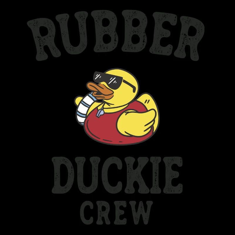 Gummiente Yellow Duckie Crew Bath Ducks Duckling