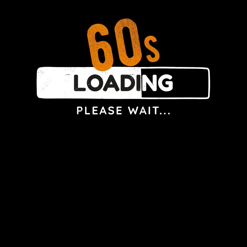 60th Birthday Sixty Years 60s Loading Bar Gaming