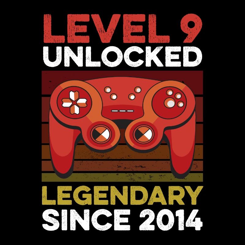 Level 9 Years 9th Birthday Year 2014 Young Gamers