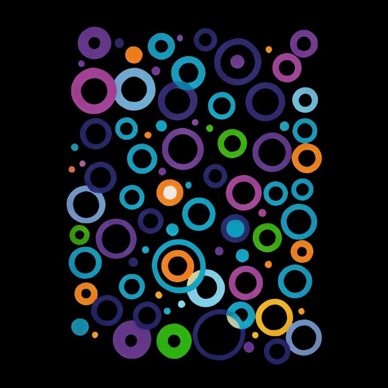 Multicolored circle