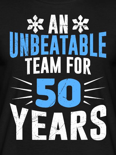 50 years of a team Golden wedding anniversary