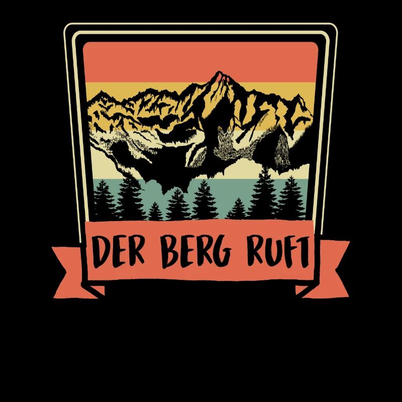 Der Berggipfel ruft Bergfan Wandern