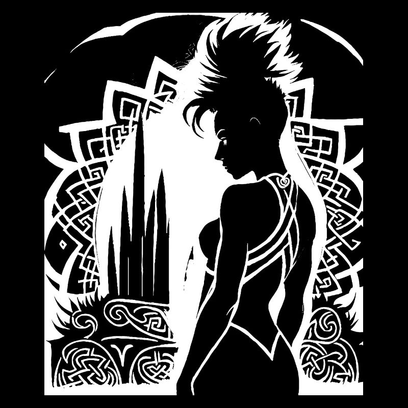 Fantasy Post Punk Celtic Tribal Batcave Mohawk Gi