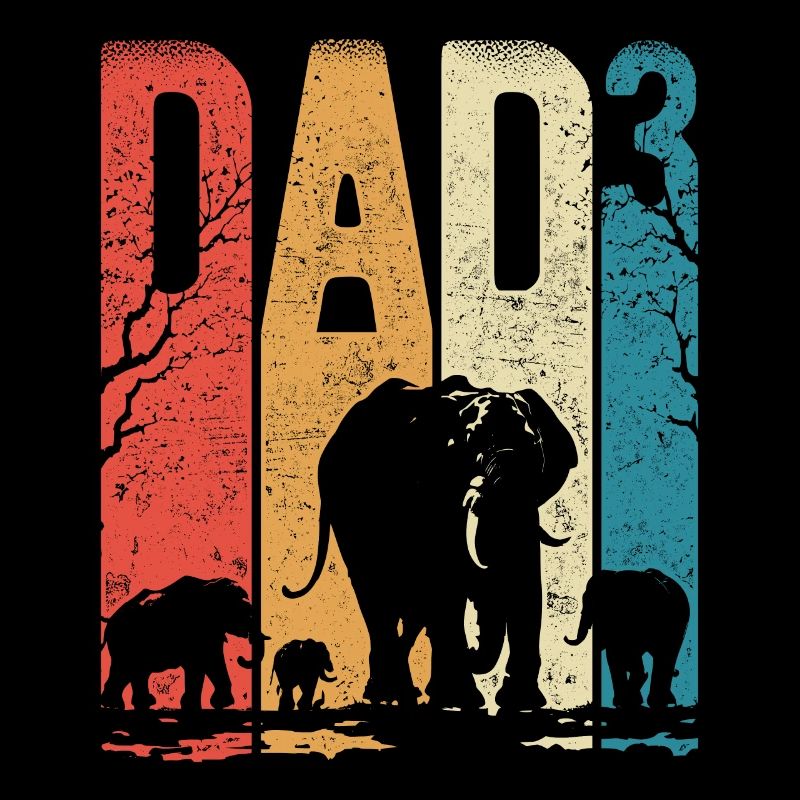 Dad Up 3 Daddy Up 3 Kids Daddy Elephant
