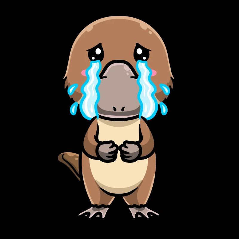 Émoticône ornithorynque de Kawaii