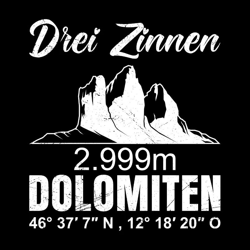 Dolomiten Bergsteiger und Wanderer Bergfan