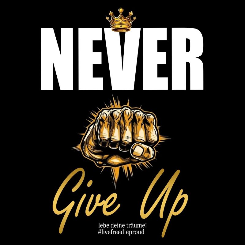 NEVER GIVE UP