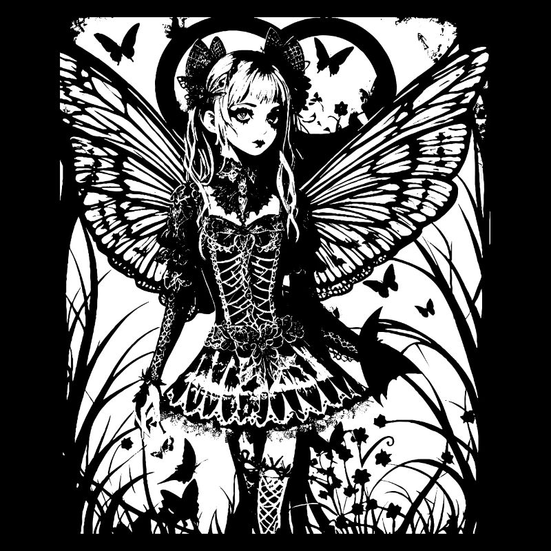 Fairycore Aesthetics Skeleton Fairy Goth Gothic G