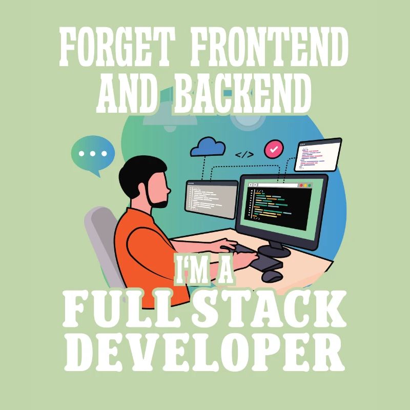 Softwareentwickler Full Stack Developer Coder Geek