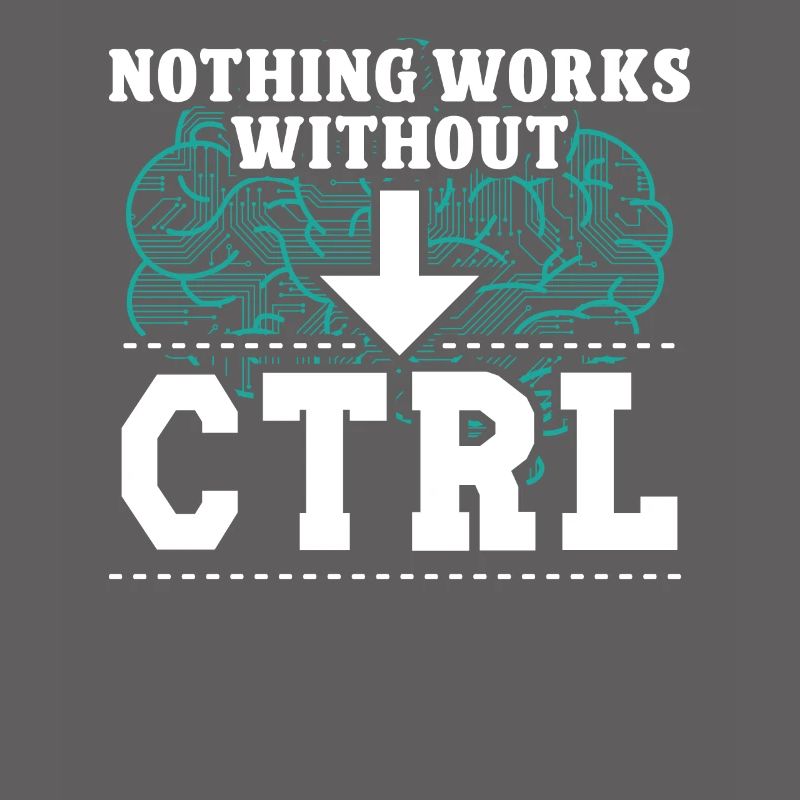 Software Developer Nothing Works Without CTRL Geek
