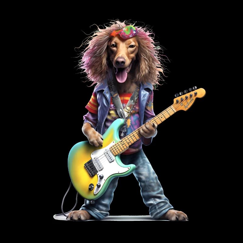 Guitar Playing Dog
