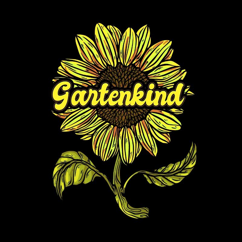 Gartenkind Sonnenblumen Gartenfreunde Blumenliebe