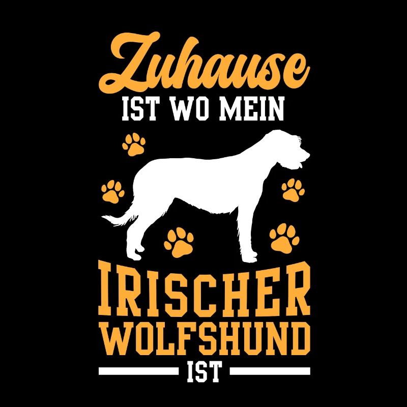 Irish Wolfhound est à la maison Irish Wolfhound