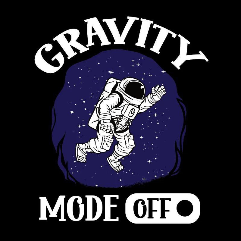 Mode gravité de l’astronaute au large de l’espace spatial