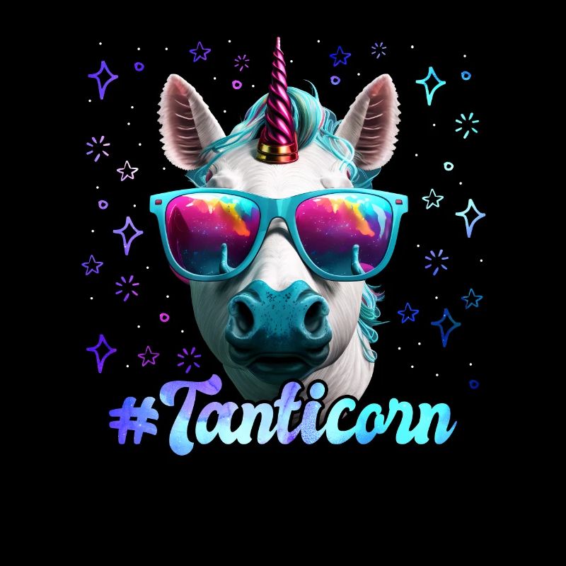 Tanticorn Muttertag Aunties Einhorn Fanartikel