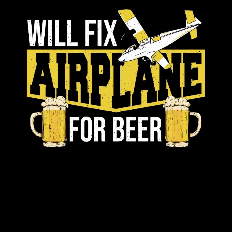 Wird Flugzeug für Bier reparieren