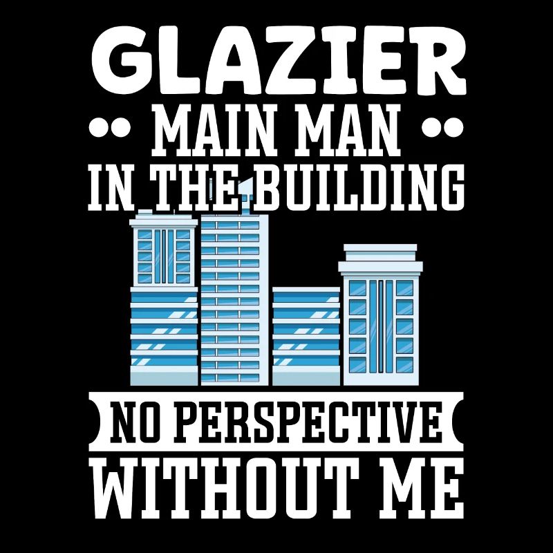 Glaser Glazier Main Man dans le bâtiment Fensterbau