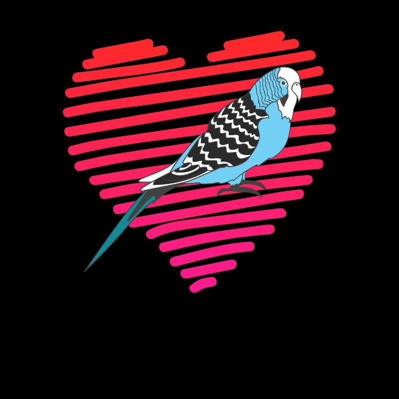 Piepmatz J’adore le porte-oiseau Budgie de Budgie