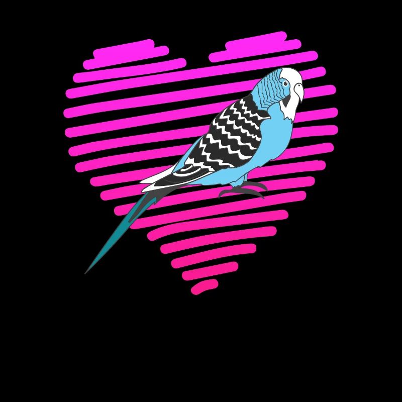 Piepmatz J’adore le porte-oiseau Budgie de Budgie