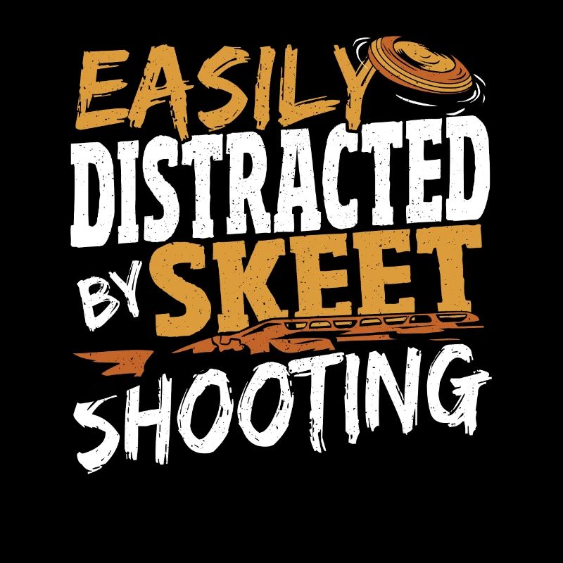 Easily Distracted By Skeet Shooting Clay Target