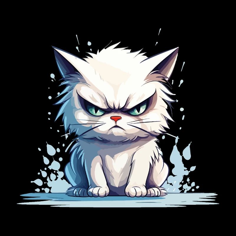 cat grumpy grumpy grumpy meow funny