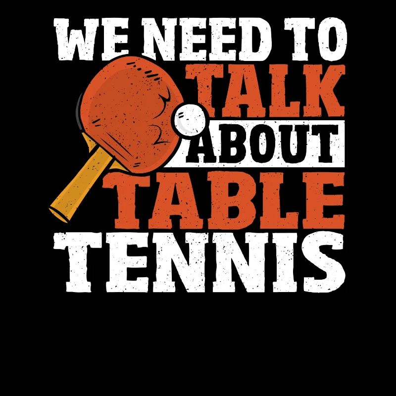Joueurs de tennis de table Nous devons parler de tennis de table