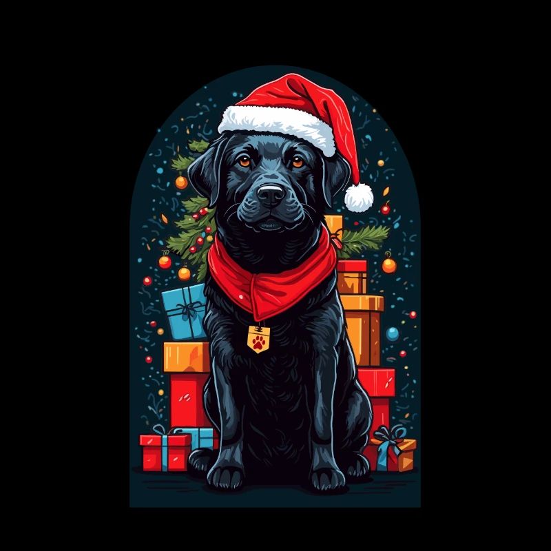 Lustiger Labrador Retriever Mit