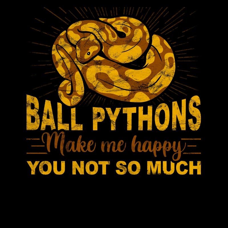 Ne touche pas à mes couilles Snake King Python