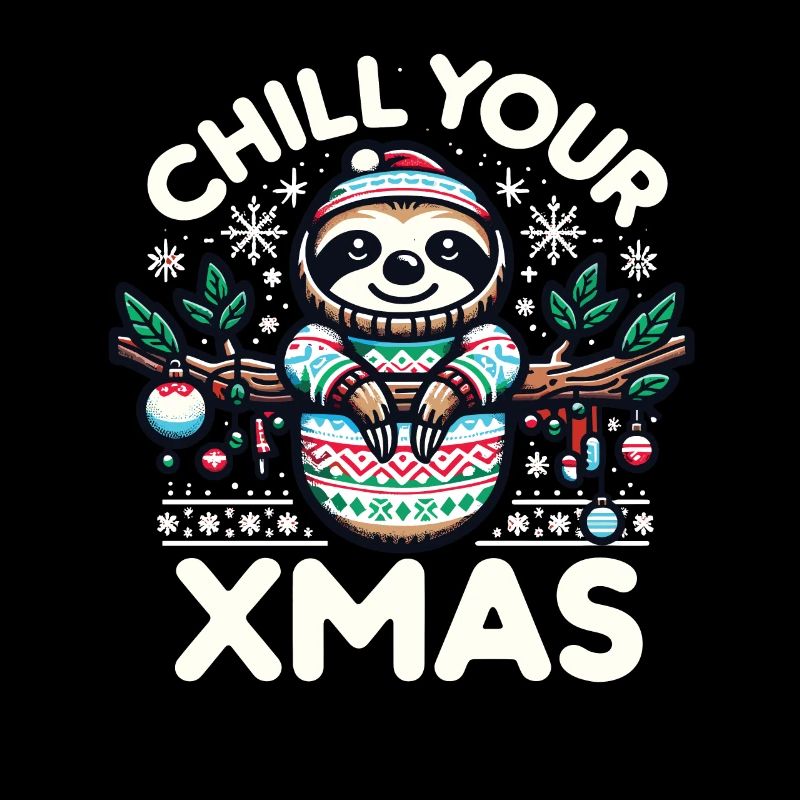 Sloth Christmas Sloth Santa Hat