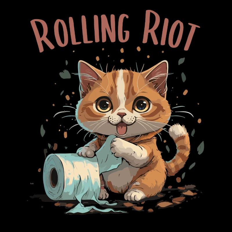 Paper Roll Adventure: Cute Cat