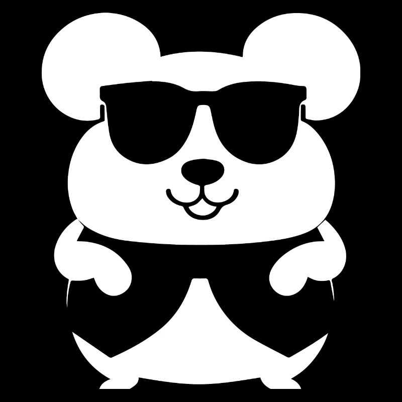 Lustiger Hamster mit Sonnenbrille Hamster