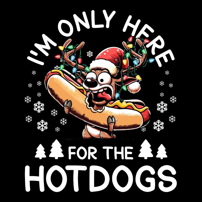 Hot-dog renne de Noël