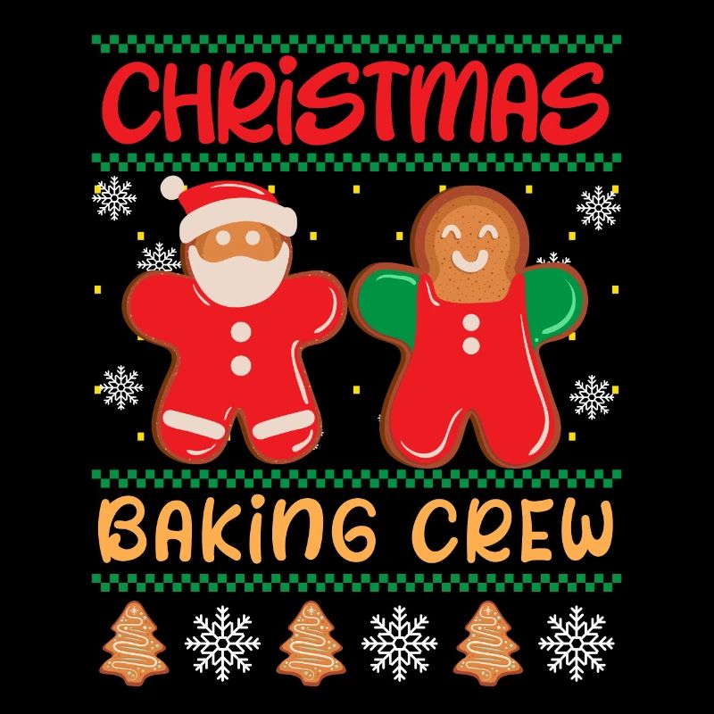 Christmas Back Team Cookies Baking Lovers