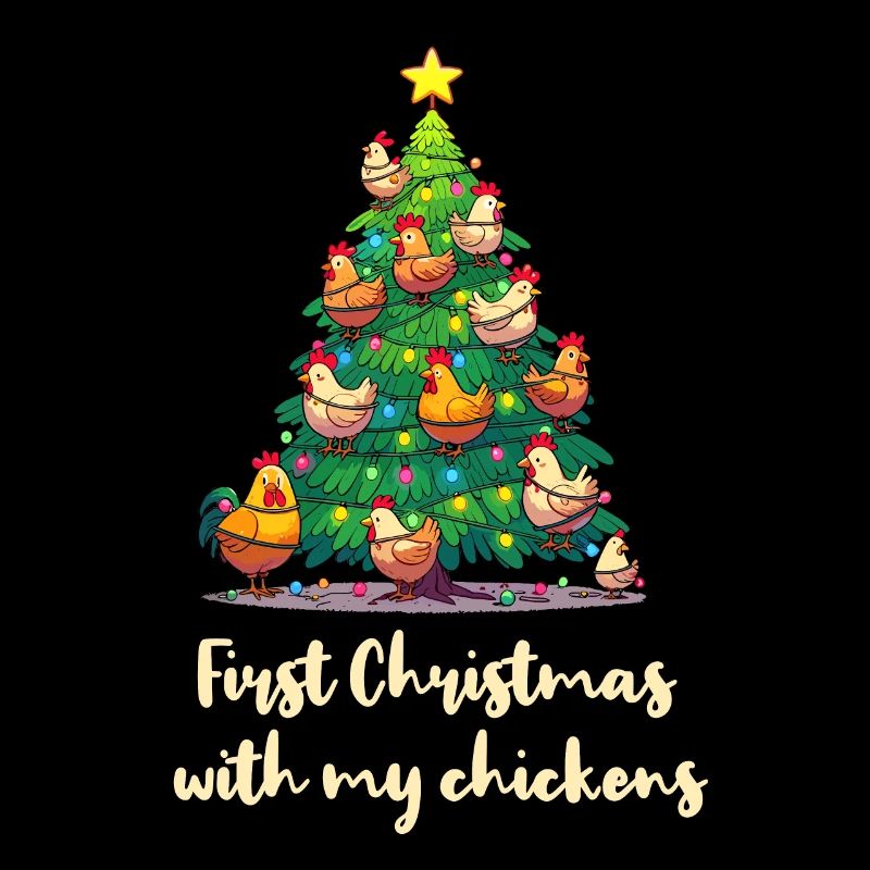 Noël avec les poules propriétaire de poules poulailler