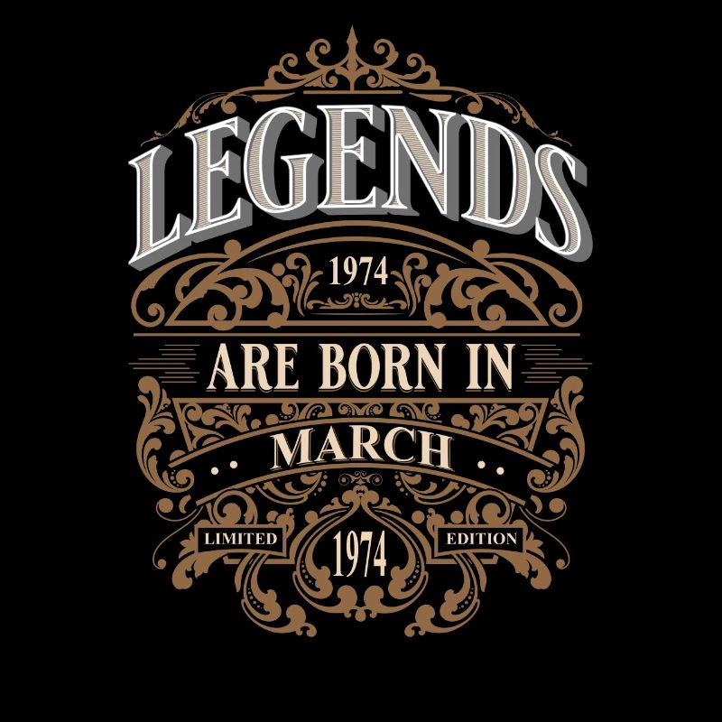 1974 Mars Naissance Anniversaire Année de naissance