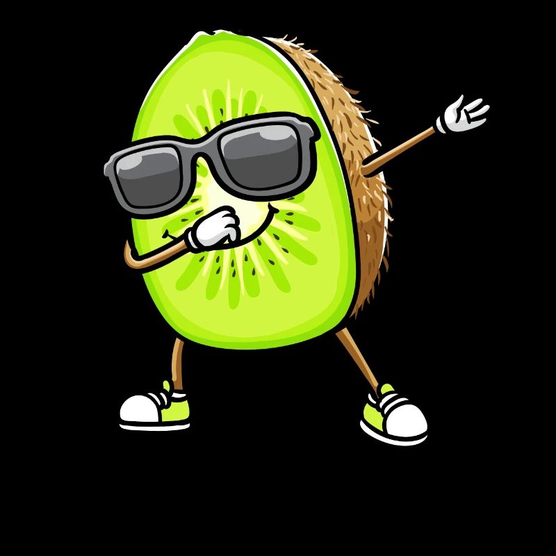 Dancing Kiwi with sunglasses