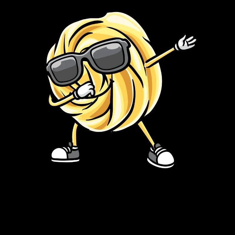 Dancing Danish Butter Biscuit with Sunglasses