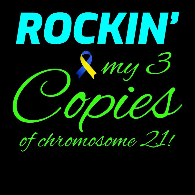 Down-Syndrom-Bewusstsein Rockin' Chromosom 21