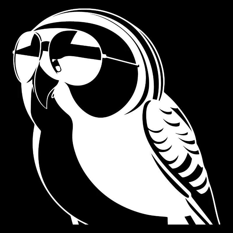 Lustiger Vogel mit Sonnenbrille Cool Bourke's Parak