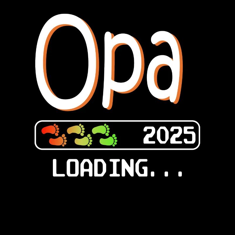 Werdender Opa 2025 loading zukünftiger Großvater