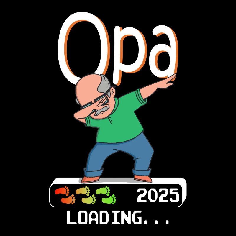 Werdender Opa 2025 loading zukünftiger Großvater
