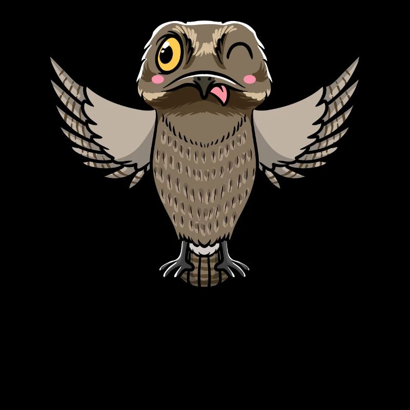 Daytime Sleeper Bird Kawaii Emoticon