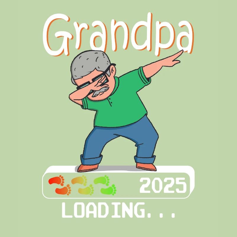 Werdender Opa 2025 loading zukünftiger Großvater
