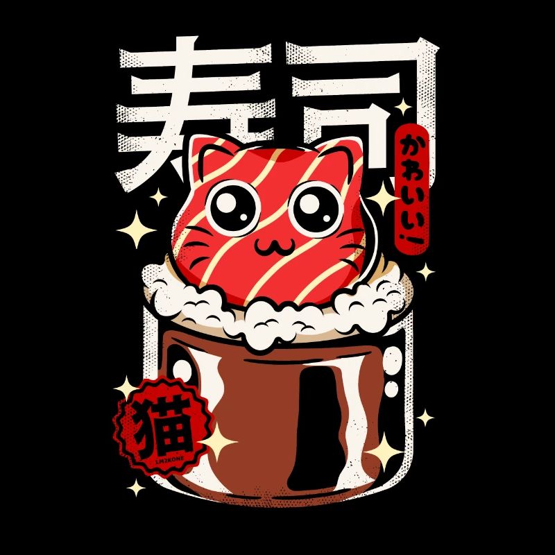 Japon - chat sushi mignon