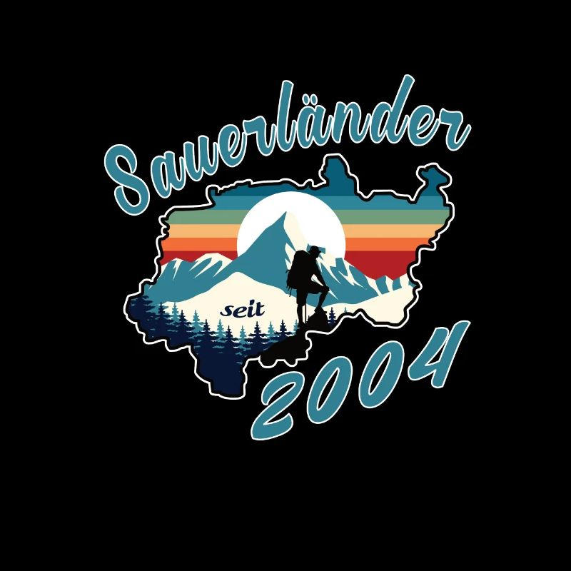 2004 Geburtstag Sauerländer Original Retro Sunset