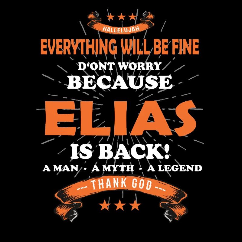 Alles wird gut denn Elias Ist da Outfit