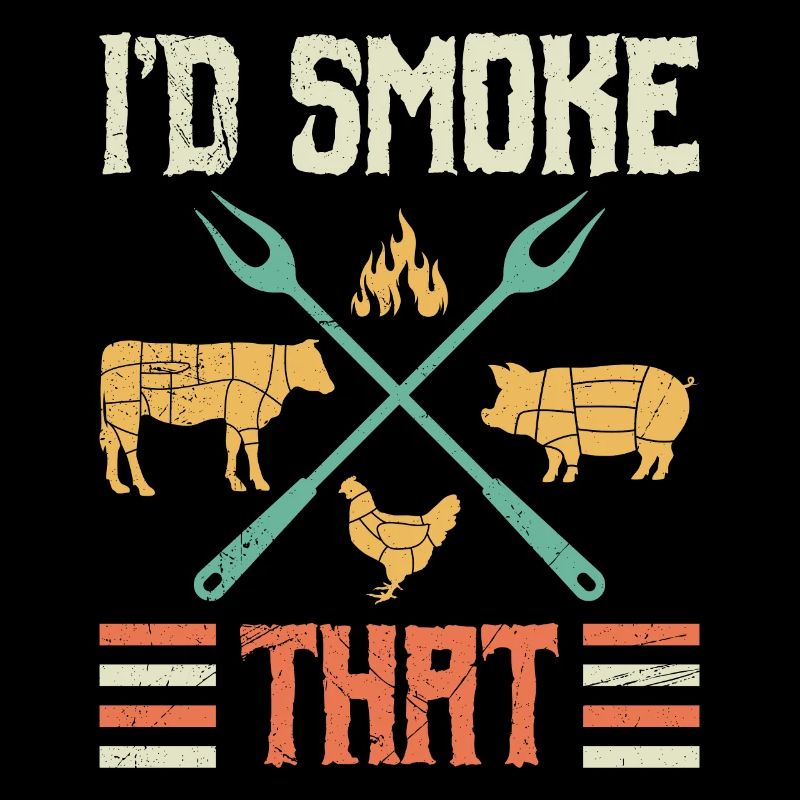 BBQ Lovers I'd Smoke That Meat Eater